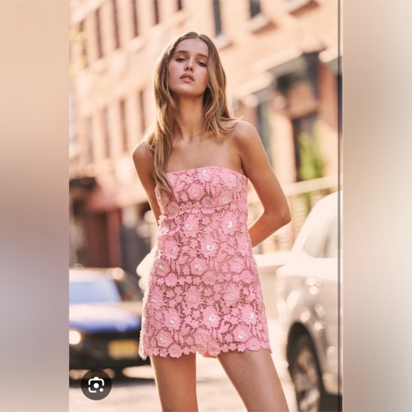 LoveShackFancy Paulinette in Fairytale pink Sz Petite - Picture 1 of 8